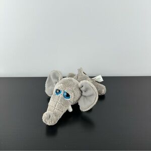Russ Berrie Gazoo Gray Elephant Lil' Peepers Blue Eyes 7” #23447 Plush